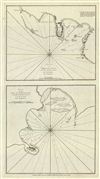 1794 Laurie and Whittle Nautical Chart or Map of the South Coast of Ceylon or Sri Lanka