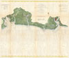 1866 U.S. Coast Survey Chart of the South Carolina Coast - Charleston to St. Helena Bay