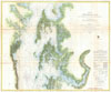 1857 U.S. Coast Survey Chart or Map of the Chesapeake Bay