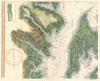 1895 U.S. Coast Survey Map of the Chesapeake Bay around Annapolis