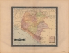 1897 Garcia Cubas and Vega Map of Chiapas, Mexico