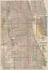 1909 Blanchard / Cram Folding Map of Chicago
