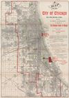1890 Rand McNally Map of Chicago