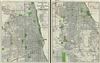1916 Rand McNally Map or City Plan of Chicago, Illinois