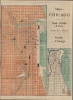 Rand McNally and Co.'s new and concise map of Chicago showing the new city limits and location of the World's Columbian Exposition, streets, parks, boulevards, railroads, street car lines, etc. - Alternate View 1 Thumbnail