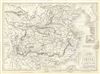 1844 Black Map of China