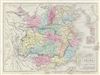 1851 Black Map of China