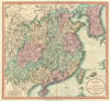 1801 Cary Map of China and Korea