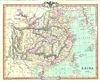 1852 Cruchley Map of China