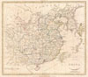 1799 Clement  Cruttwell Map of China, Korea, and Taiwan