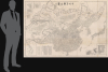 1894 Kishida Large Folding Map of Qing China and East Asia
