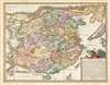 1656 Sanson Map of China and Korea
