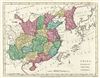1792 Wilkinson Map of China, Korea (Corea) and Formosa (Taiwan)