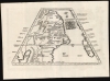 1535 Waldseemüller / Fries Map of China and Japan - First European Map of East Asia