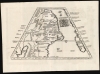 1535 Waldseemüller / Fries Map of China and Japan - First European Map of East Asia