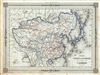 1852 Lavasseur Map of China, Japan and the Liu-Chiu Islands
