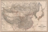 1843 Berghaus / Perthes Map of East Asia, China, Korea, Japan