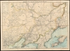 1904 Stanford Map of Manchuria and China (Russo-Japanese War)
