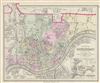 1877 Gray Map of Cincinnati