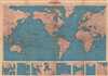1939 French Newspaper Map of the World at the Beginning of World War II