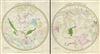 1833 Burritt - Huntington Map of the Constellations of the 2 Hemispheres