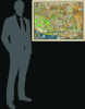 1932 Maw Pictorial Map of the City of Quebec, Canada