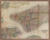 Map of the City of New York, with the Adjacent Cities of Brooklyn and Jersey City, and the Village of Williamsburg. - Main View Thumbnail