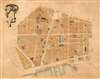 1891 Map of Barcelona's Gothic Quarter and its Proposed Reconstruction