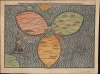 1581 Bunting Map of the World as a Clover Leaf