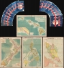 1943 Showa 18 East Asian Co-Prosperity Sphere Full Map Set (20 Maps)