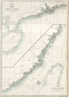 1863 'Cassell's Dispatch Atlas' Map of Taiwan / Formosa & the Hainan Coast of China