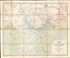1889 French Bureau Topographique Map of southern Vietnam and Cambodia