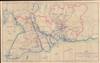 1936 Diazio Road Map of Cochinchine, French Indochina
