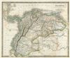1835 Hall Map of Colombia or Gran Colombia