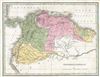 1835 Bradford Map of Colombia, Venezuela, Ecuador and Guyana