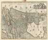 1721 De Wit Map of the Netherlands (Holland)