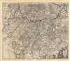 1721 De Wit Map of the Central and Eastern Provinces of the Netherlands