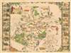 1928 Bodley Pictorial Map of Concord, Massachusetts