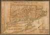 A Map of Connecticut and Rhode Island. - Main View Thumbnail