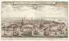 1638 Merian View of Copenhagen, Denmark