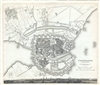 1837 S.D.U.K. Subscriber's Edition Map or City Plan of Copenhagen, Denmark