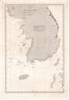 1859 Roche-Poncié Chart of the Korean Peninsula
