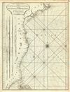 1794 Laurie and Whittle Nautical Chart or Map of the Coromandel Coast, India