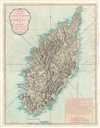 1823 Jefferys and Laurie Map of Corsica