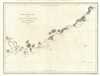 1830 Depot de la Marine Nautical Map or Chart of Vietnam Coast Depicting Saigon