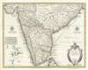 1745 Delisle Map of Southern India