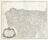 1752 Vaugondy Map of Northwest Spain