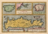 1603 Ortelius Map of Crete w/ Greek Islands (Vrients Edition)