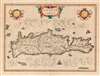 1640 Blaeu Map of Crete