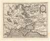 1595 Mercator Map of the North Black Sea Coast